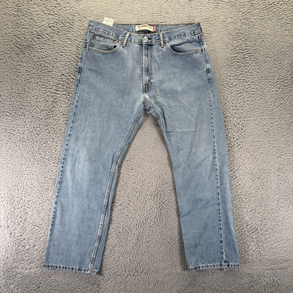 Vintage Levi's 505 Jeans Mens 36x30 Blue Cotton Denim Straight Workwear Travel